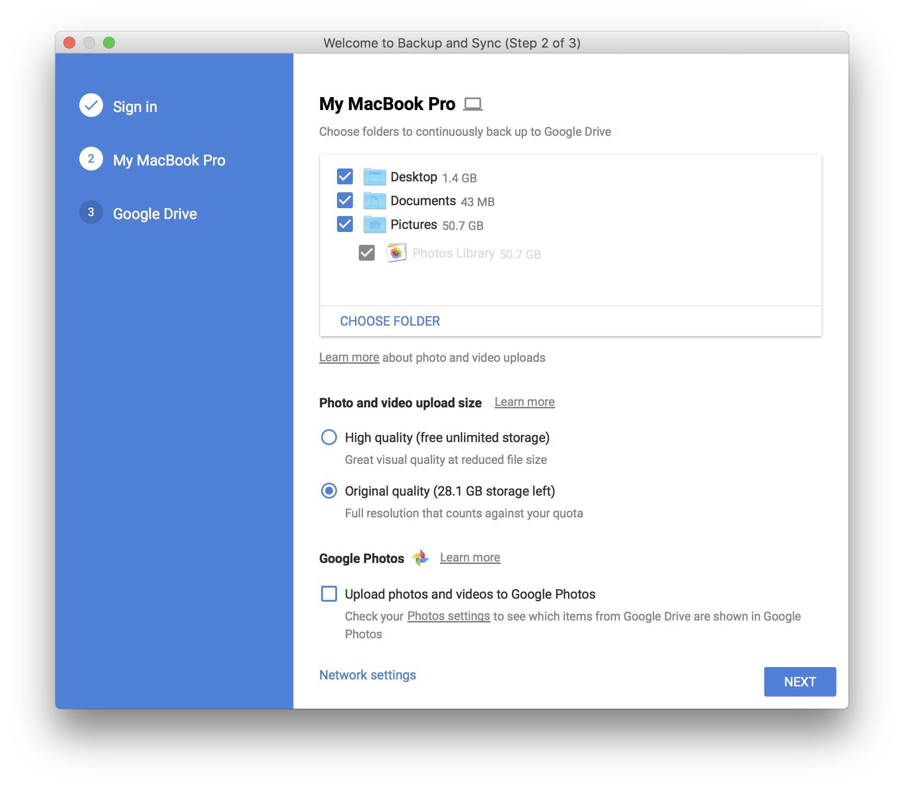 Backup And Sync From Google App On Mac